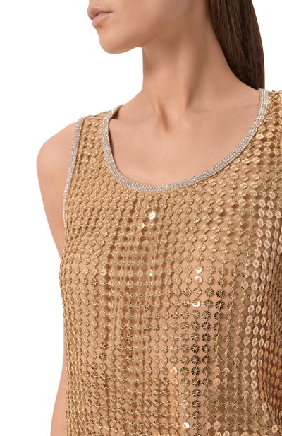 Майка с отделкой пайетками ELIE SAAB, арт. T0309/PA013, фото 5