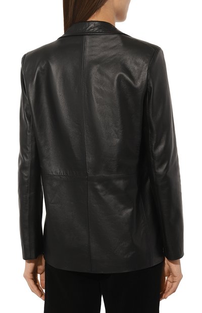 Кожаный жакет SIMONETTA RAVIZZA, арт. S04JA236L16/TS, фото 4