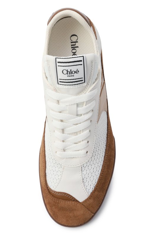 Комбинированные кроссовки Kick Chloé CHC25S07IPL Коричневый  CHC25S07IPL Фото 6