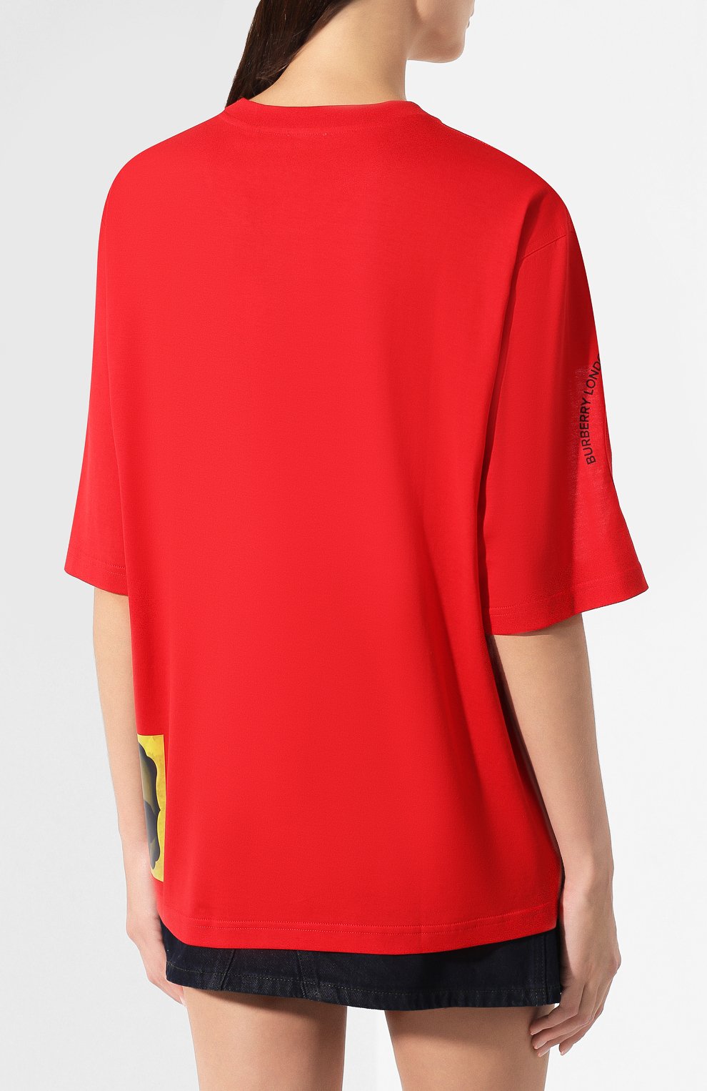 Хлопковая футболка BURBERRY, арт. 8016217, фото 4