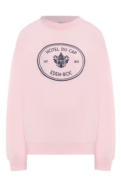 Женский хлопковый свитшот sporty &amp; rich x hotel du cap-eden-roc SPORTY AND RICH, арт. ST07160621P140