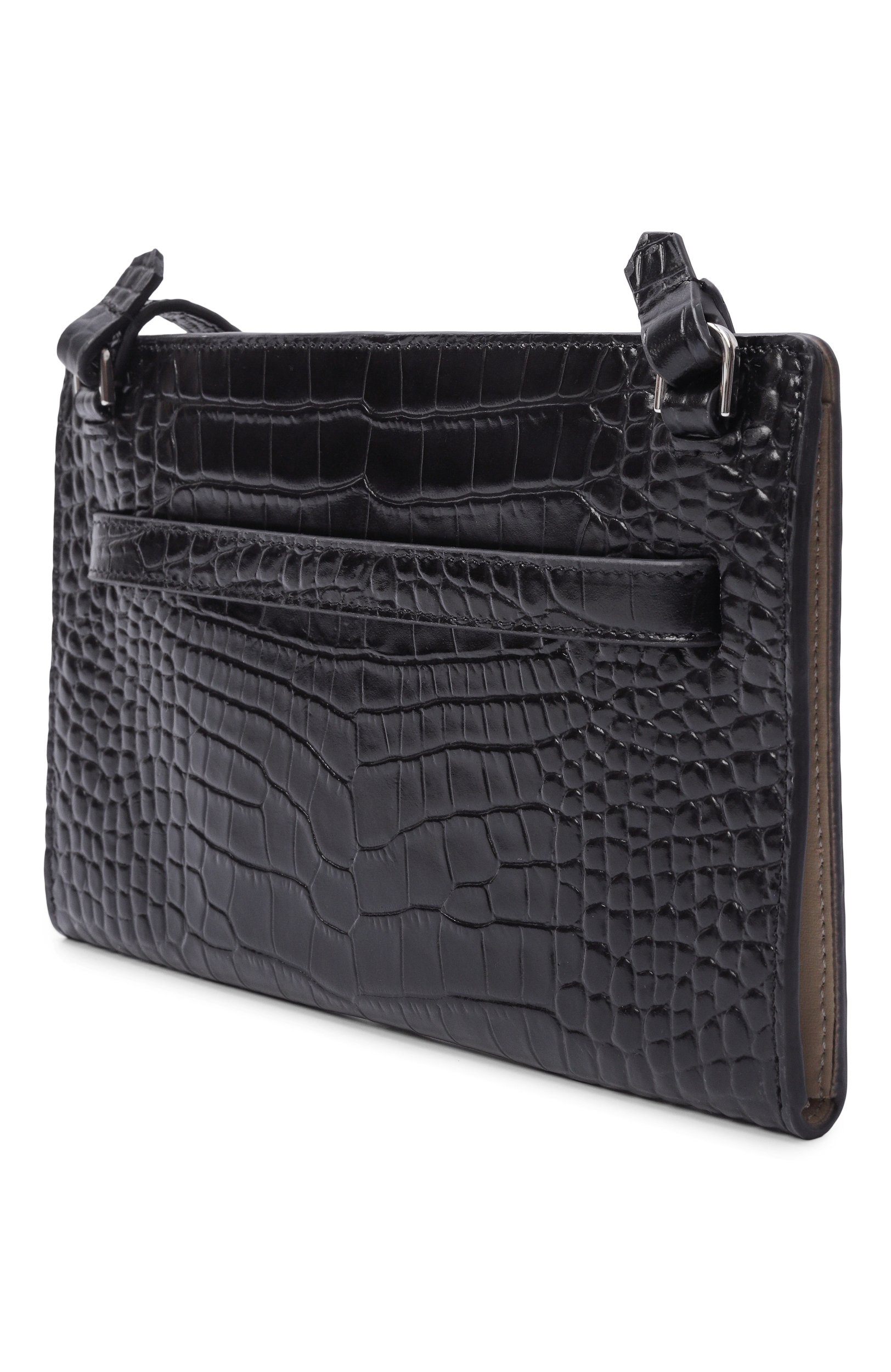 Сумка belted TOTEME черного цвета по цене 74350 руб., арт. 261-WAM0052-LE0076, фото 4 Сумка belted TOTEME, арт. 261-WAM0052-LE0076, фото 4