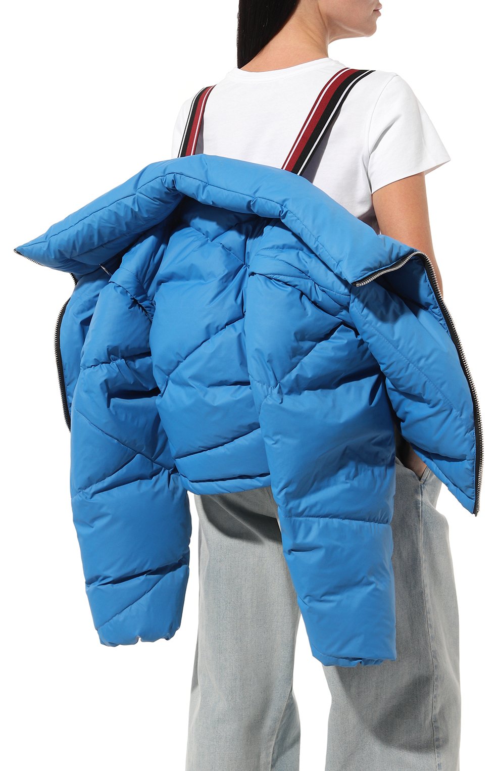 Пуховик ERMA голубого цвета по цене 50820 руб., арт. FW0617, фото 8 Пуховик ERMA, арт. FW0617, фото 8