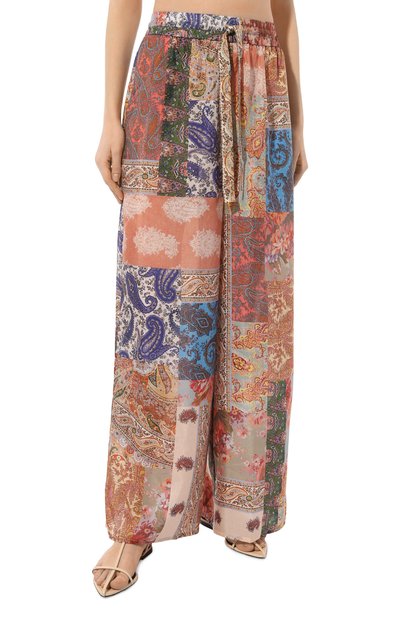 Шелковые брюки ZIMMERMANN, арт. 7044PSS231, фото 3