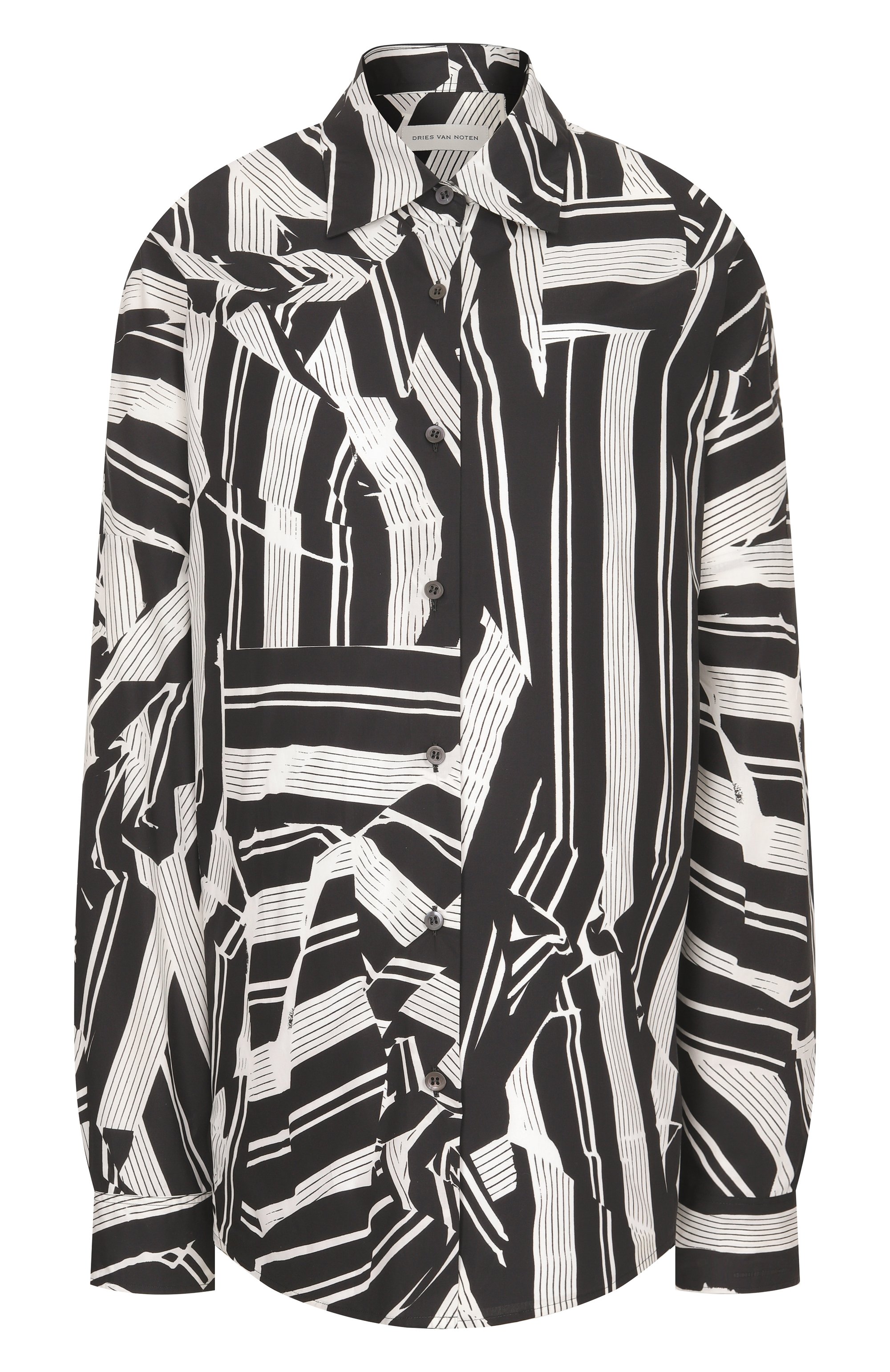 Хлопковая рубашка DRIES VAN NOTEN, арт. 130700/3003, фото 1