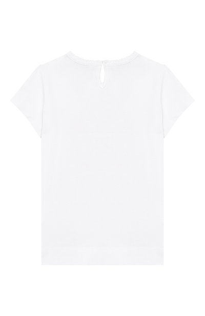 Хлопковая футболка MONNALISA, арт. 393610SI, фото 2