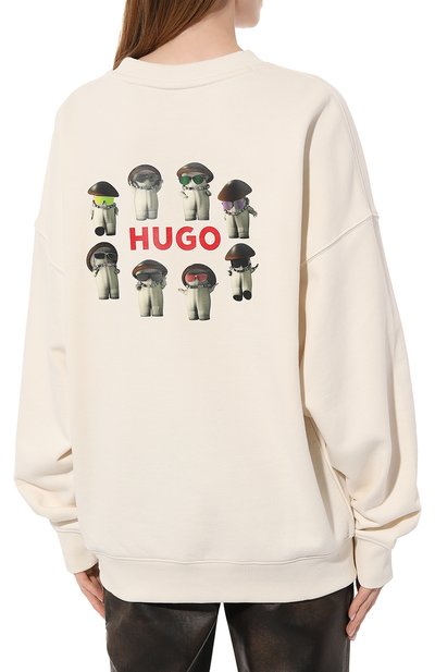 Хлопковый свитшот HUGO, арт. 50492810, фото 4