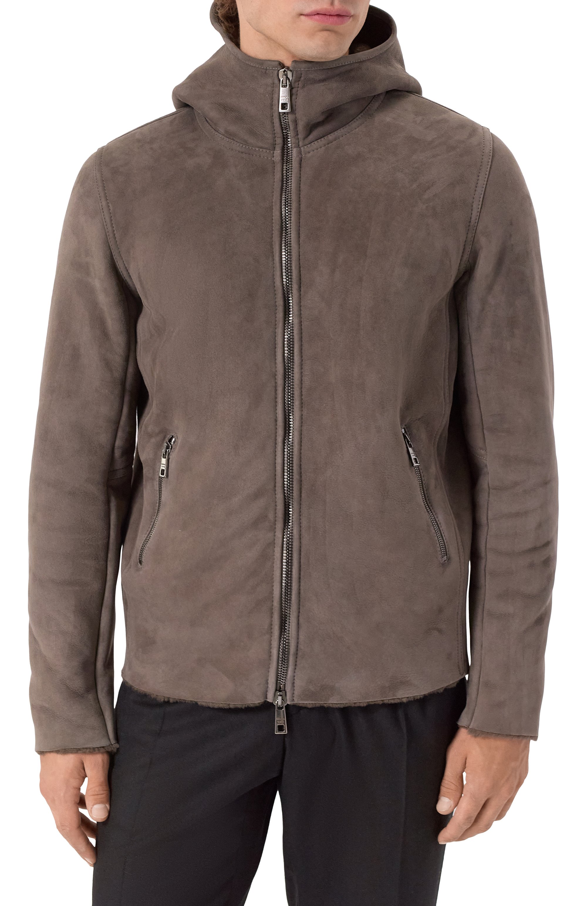 Дубленка GIORGIO BRATO коричневого цвета по цене 317000 руб., арт. GU26F26018SHTM, фото 3 Дубленка GIORGIO BRATO, арт. GU26F26018SHTM, фото 3