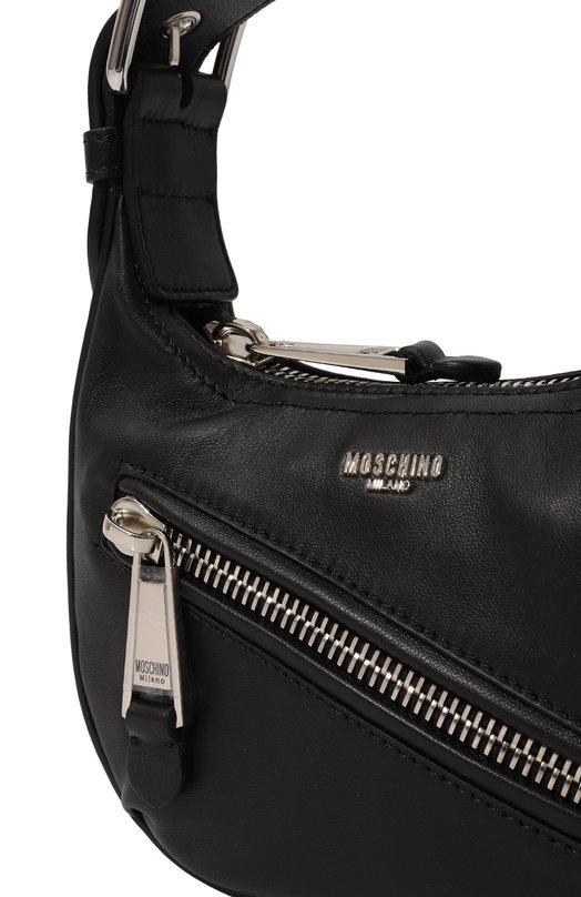 Сумка Biker Details small Moschino Чёрный, фото 3