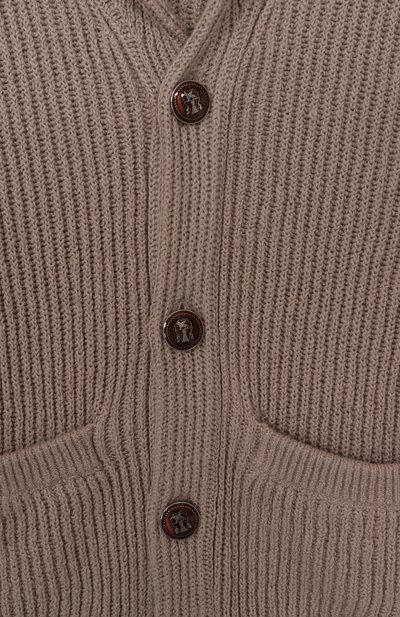 Хлопковый кардиган BRUNELLO CUCINELLI, арт. BNIM74906A, фото 3