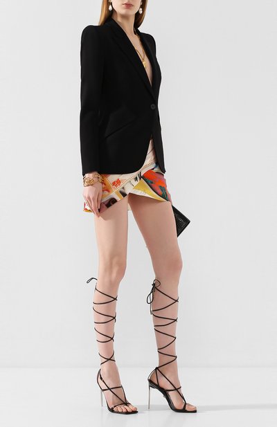 Кожаные босоножки VERSACE, арт. DST331P/DNA5, фото 2