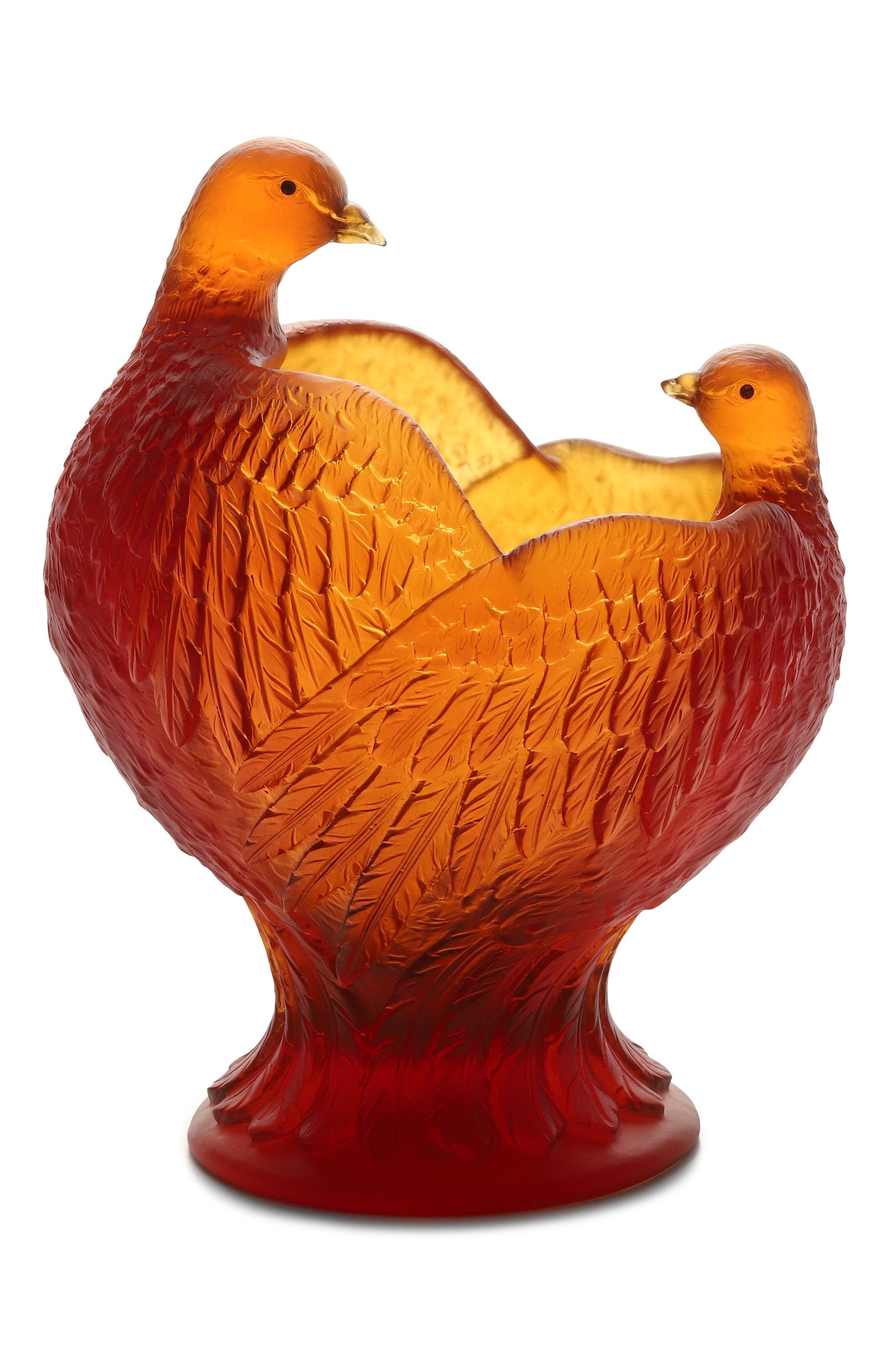 Ваза love doves TSAR оранжевого цвета по цене 221000 руб., арт. 168022Y, фото 1 Ваза love doves TSAR, арт. 168022Y, фото 1