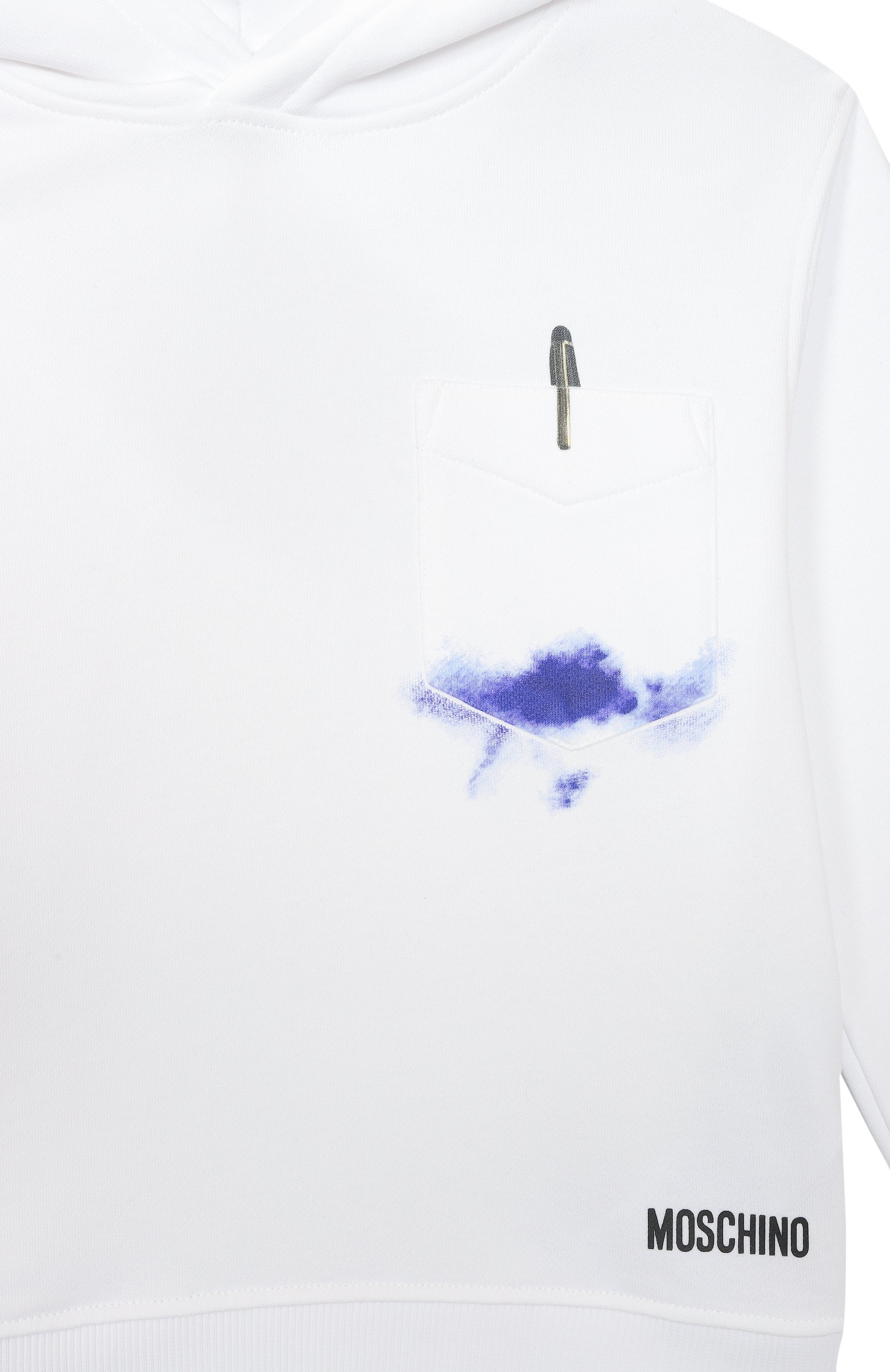 Хлопковое худи MOSCHINO, арт. HUF08X/LCA52/4-8, фото 3