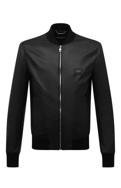 Кожаный бомбер DOLCE & GABBANA, арт. G9PB9L/FUL89, фото 1