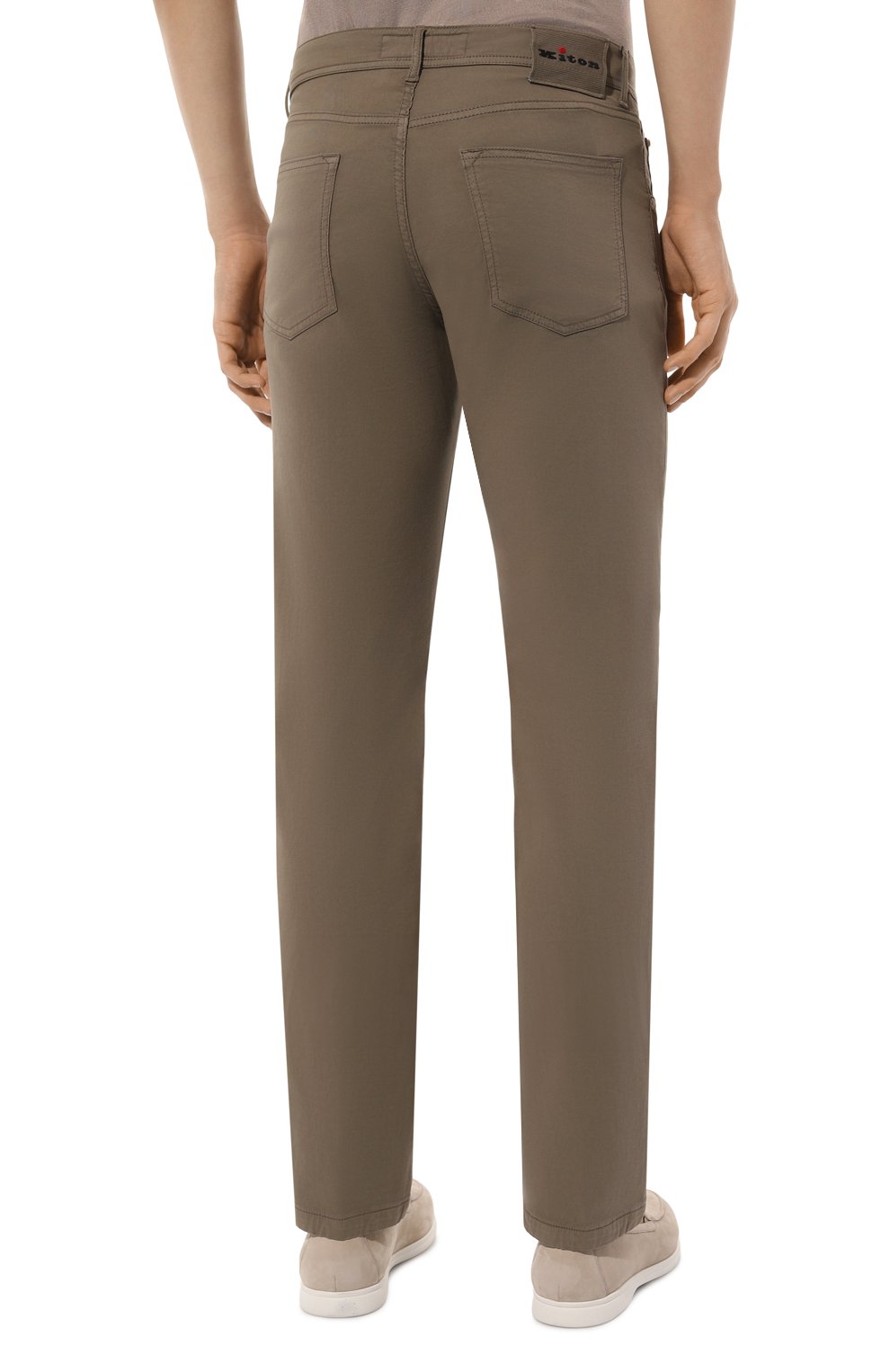 Хлопковые брюки KITON, арт. UPNJSK0606D, фото 4