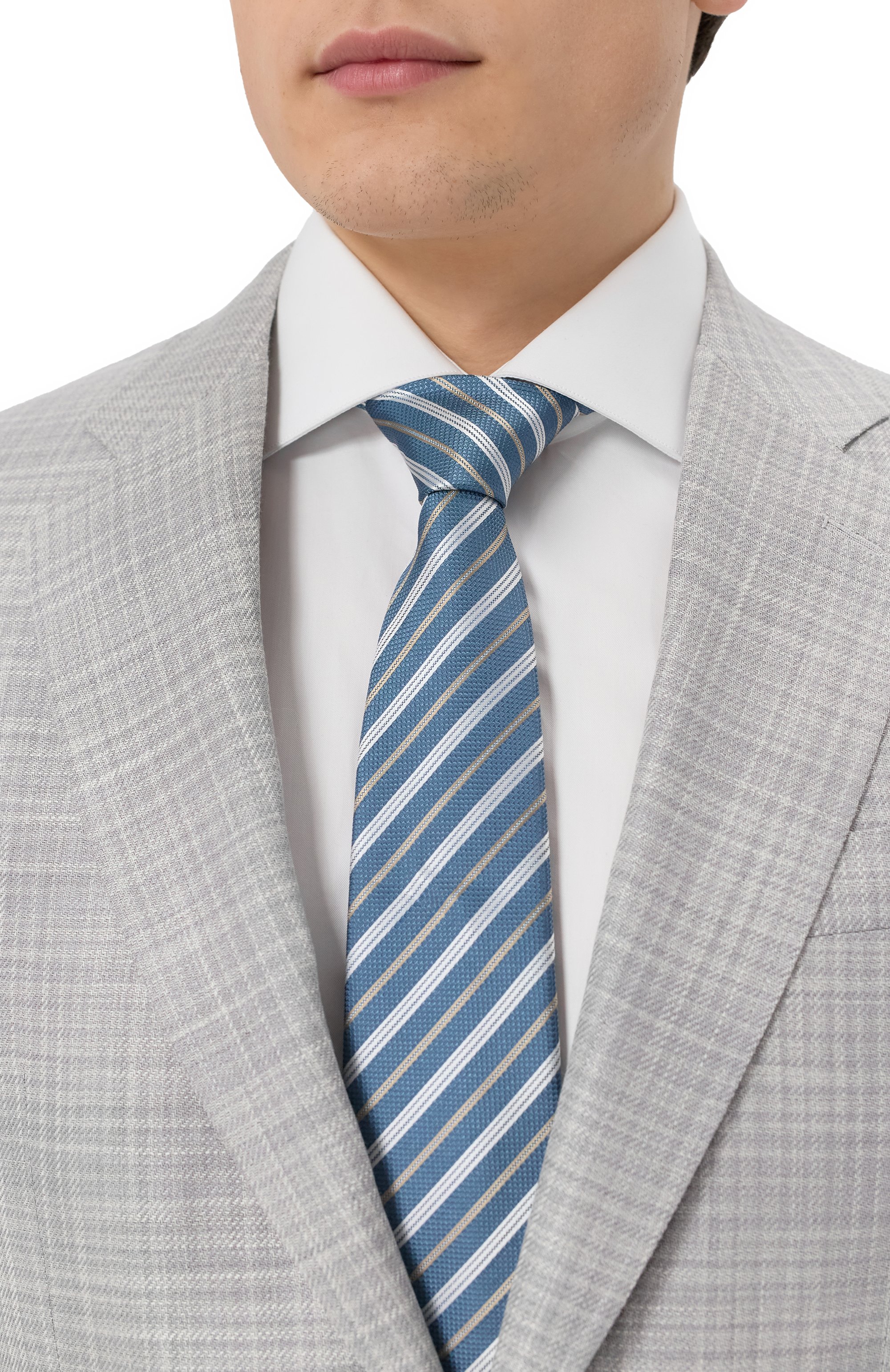 Шелковый галстук EMPORIO ARMANI, арт. EM001346/TE13714, фото 2