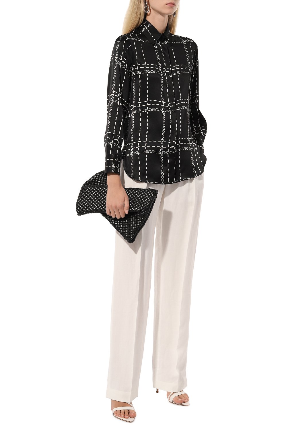 Шелковая блузка KITON, арт. D48407K0561E01, фото 2