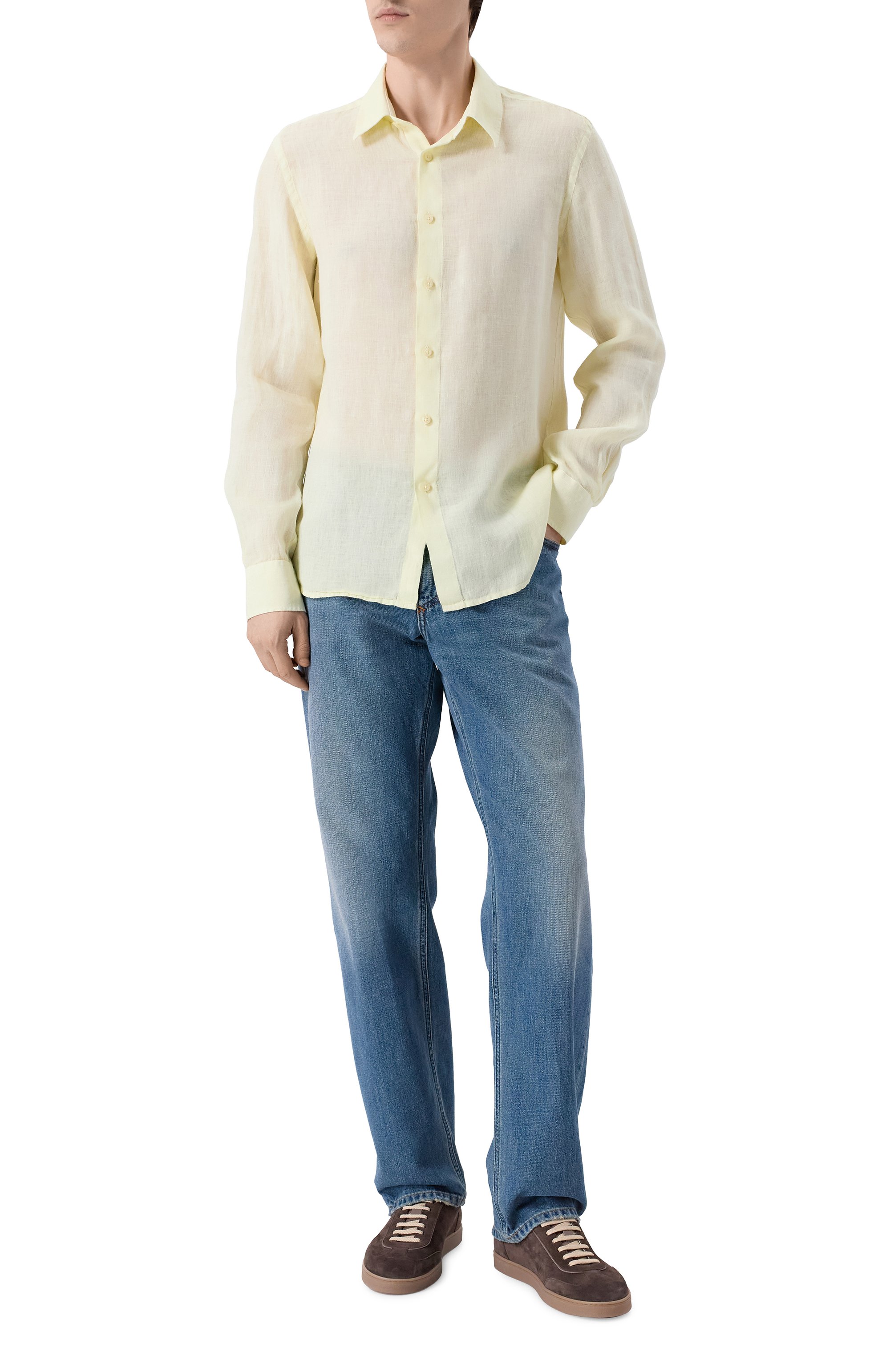 Льняная рубашка 120% LINO, арт. 33ALIM1PKA/0115/S00, фото 2