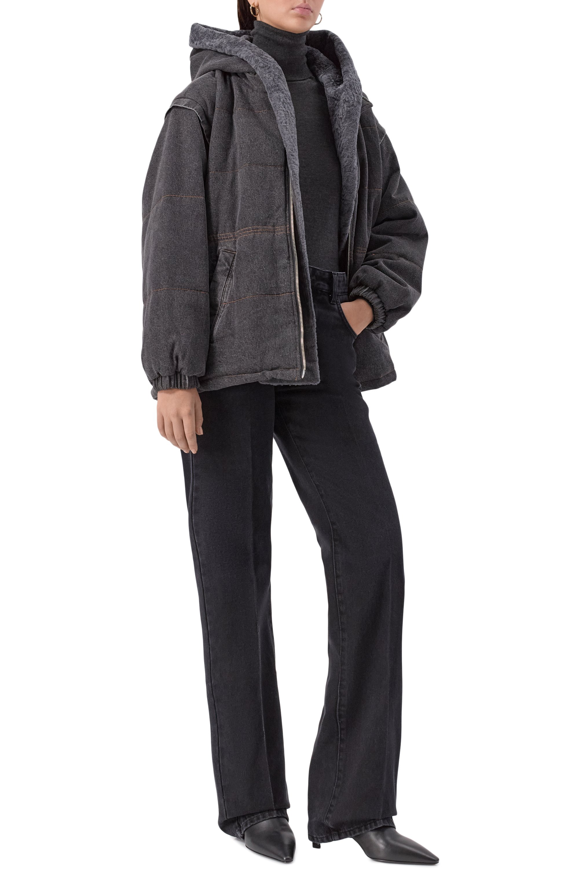 Джинсовый пуховик MAX AND MOI, арт. H25DEVA, фото 2