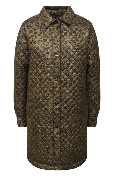 Женское пальто из вискозы SEVEN LAB, арт. SPL20-green leo
