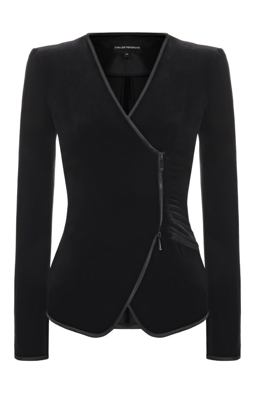 Бархатный жакет Emporio Armani EW003405/AF14011 Чёрный EW003405/AF14011