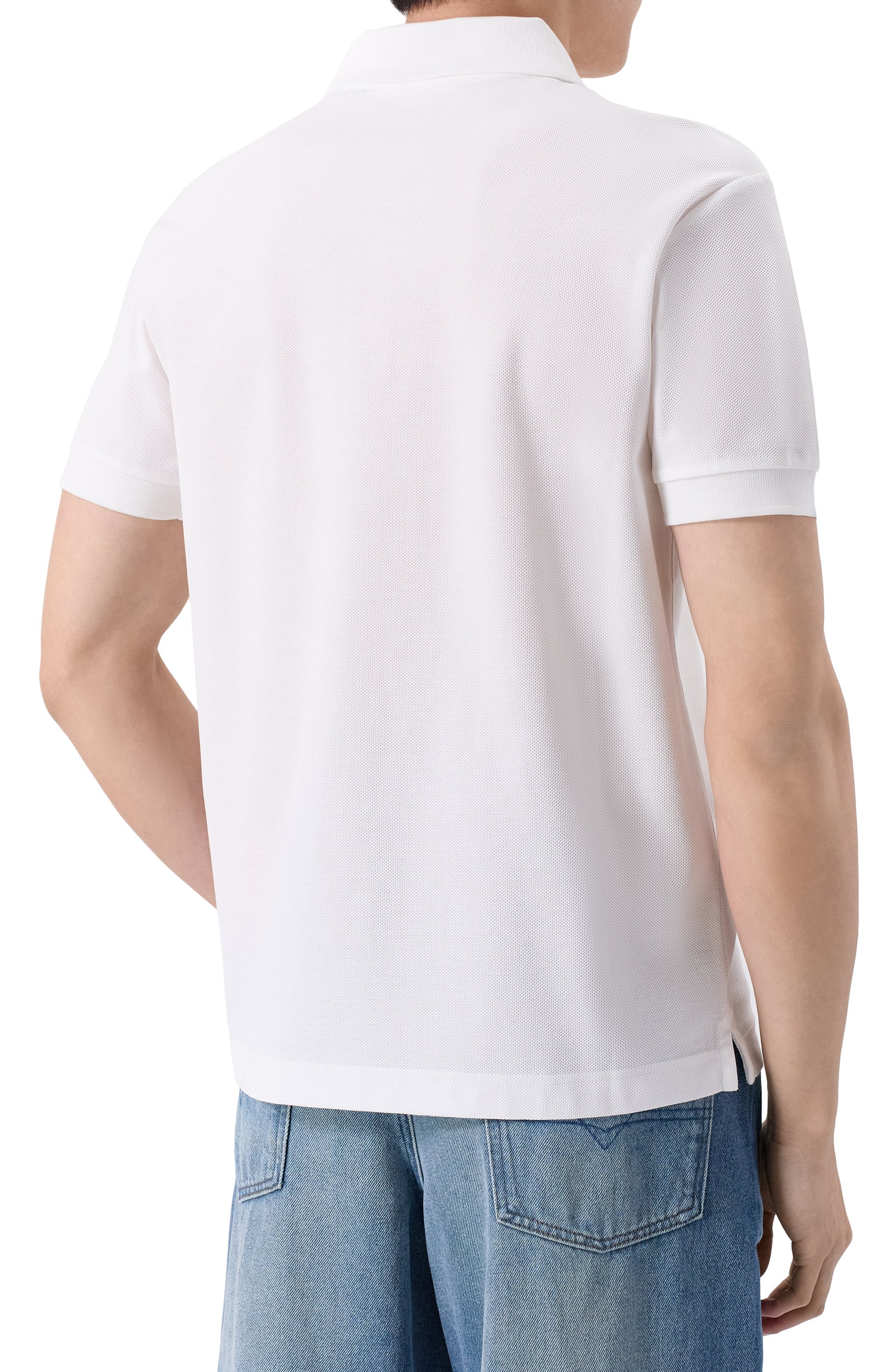 Хлопковое поло BURBERRY, арт. 8119009, фото 4