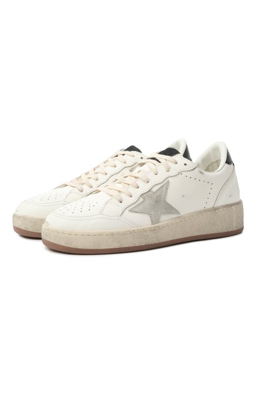 Кожаные кеды Ball Star Golden Goose Deluxe Brand GWF00804.F006970 Белый GWF00804.F006970