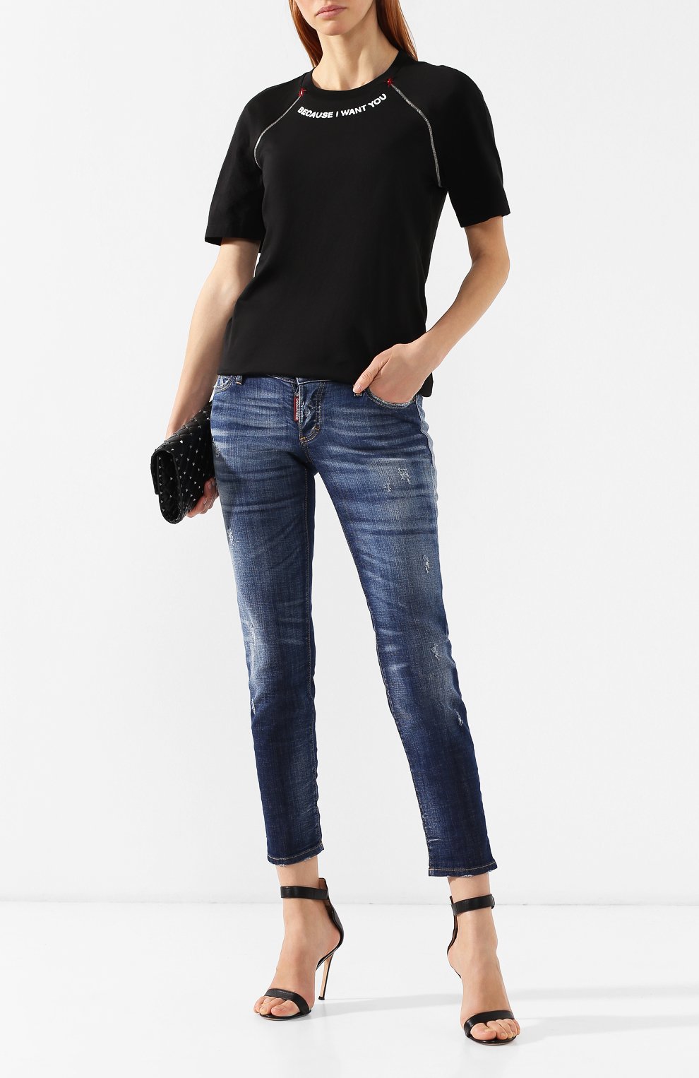 Джинсы с потертостями DSQUARED2, арт. S72LB0194/S30342, фото 2