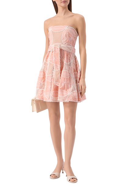 Хлопковое платье POUPETTE ST BARTH, арт. WRHS26JCBPCH, фото 2