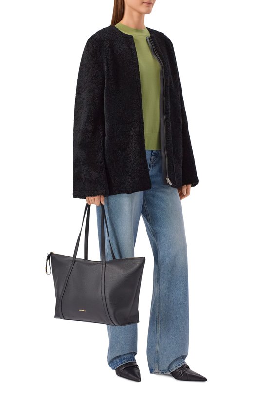 Сумка-тоут Nory Coccinelle E1 U45 11 01 01 Чёрный  E1 U45 11 01 01 Фото 7