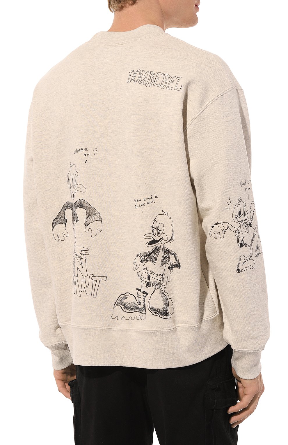 Хлопковый свитшот DOMREBEL, арт. M QUACK SWEATHSHIRT/SWEATSHIRT, фото 4