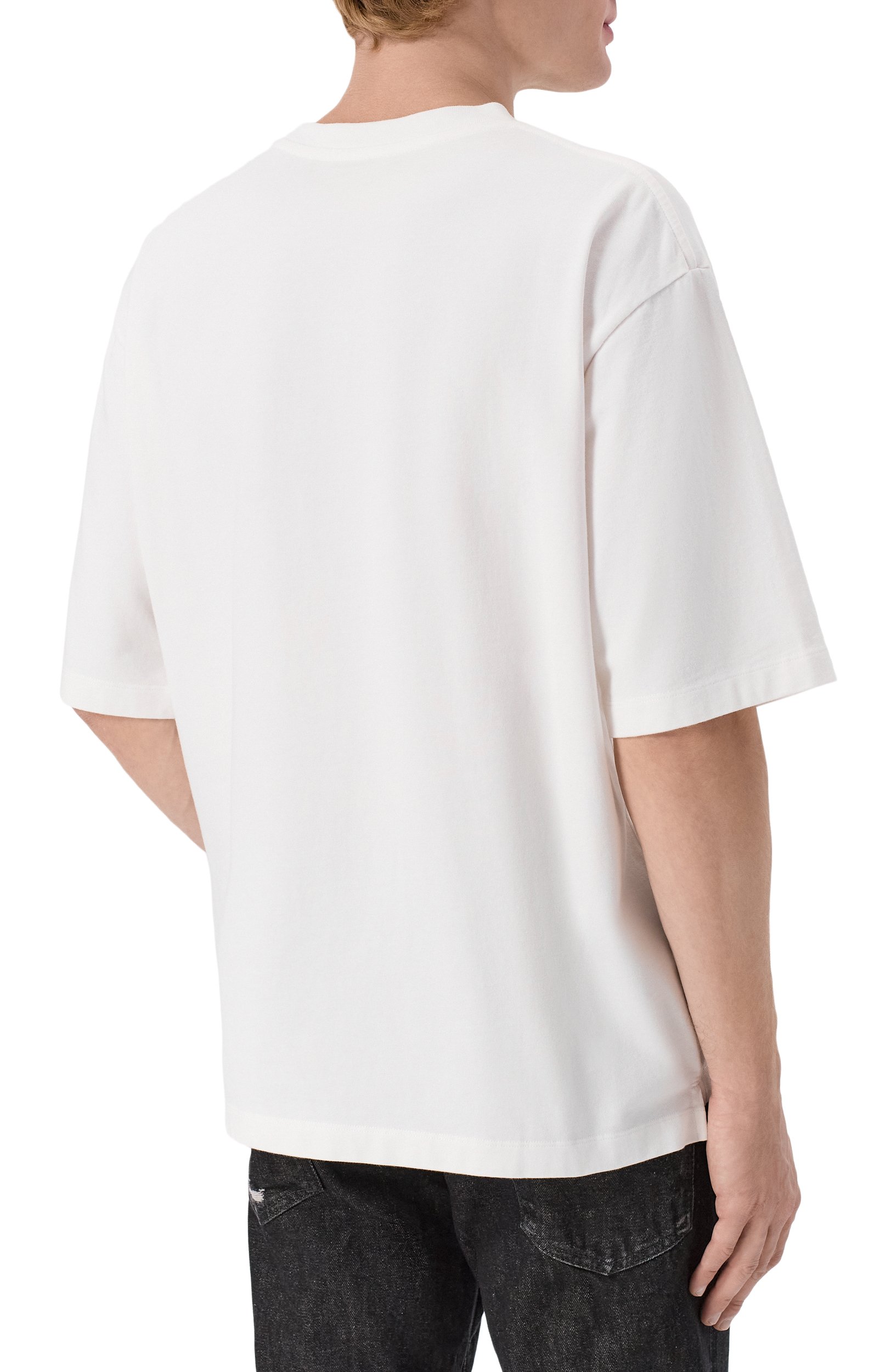 Хлопковая футболка DSQUARED2 белого цвета по цене 22950 руб., арт. S71GD1653/D20106, фото 4 Хлопковая футболка DSQUARED2, арт. S71GD1653/D20106, фото 4