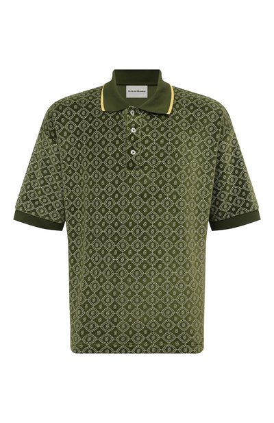 Хлопковое поло DROLE DE MONSIEUR, арт. D-PL121-C0091-GN, фото 1