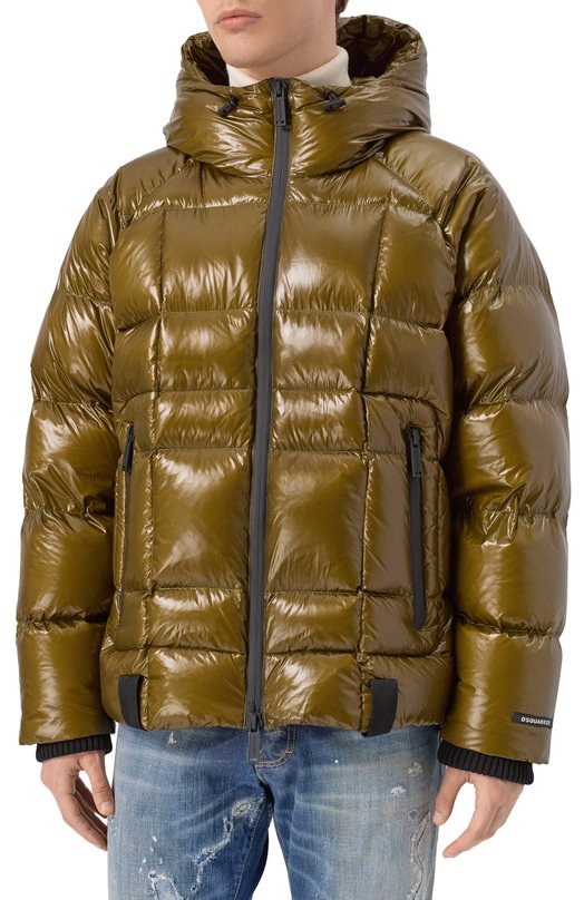 Пуховик Dsquared2 S74AM1611/D35315 Хаки  S74AM1611/D35315 Фото 3