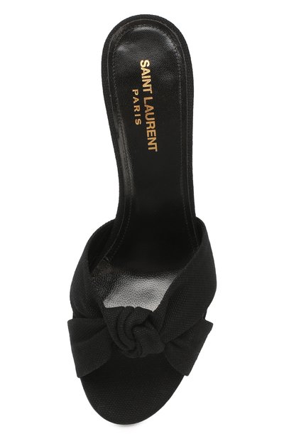 Текстильные мюли loulou SAINT LAURENT, арт. 620128/1P200, фото 5