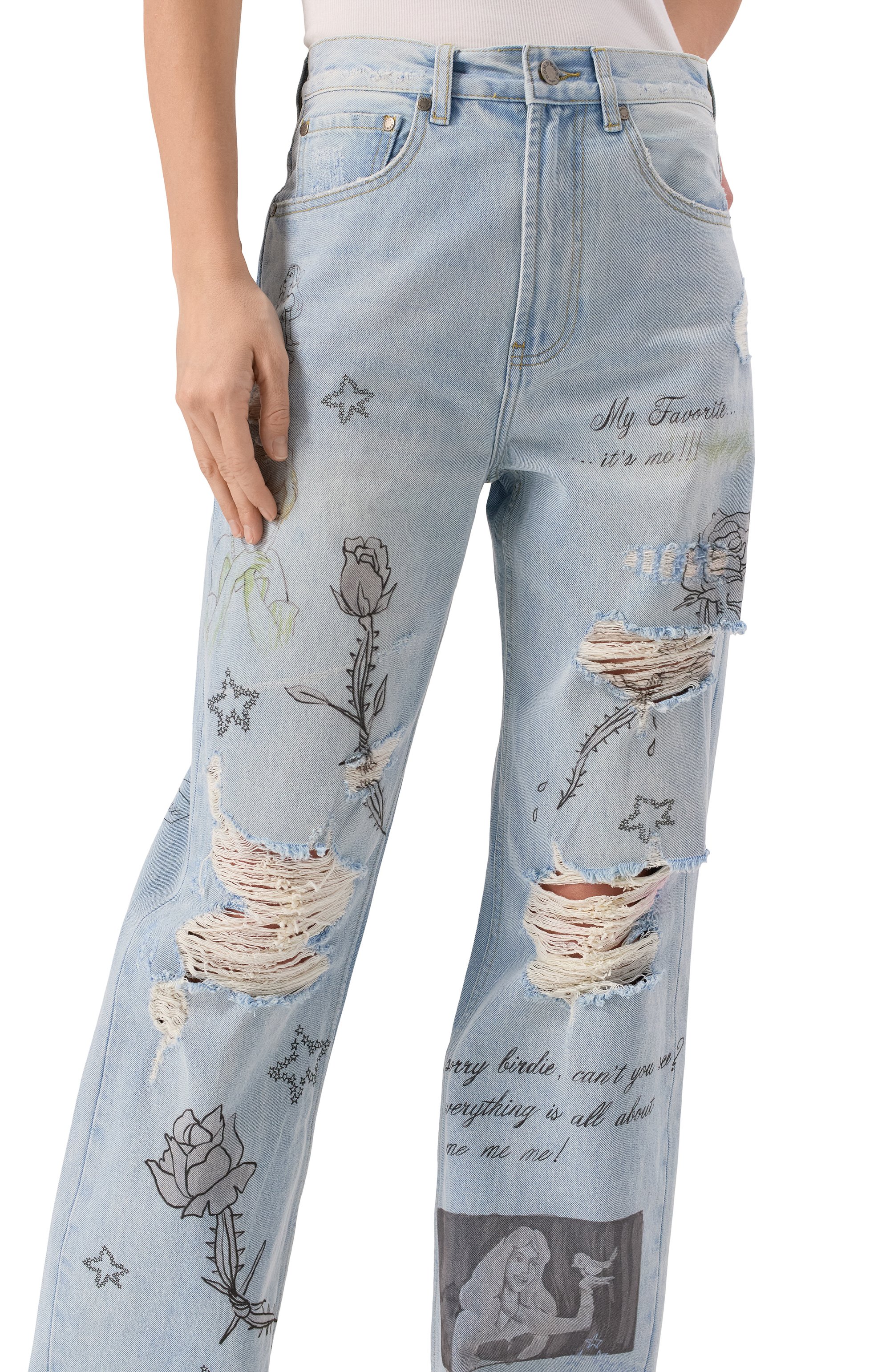 Джинсы DOMREBEL, арт. DIVA B00TCUT JEANS, фото 5