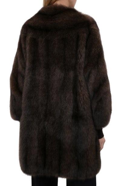 Шуба из меха соболя VALENTINO, арт. WF3FAN323AF, фото 4