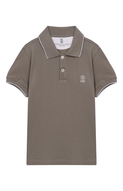 Хлопковое поло BRUNELLO CUCINELLI, арт. BE854T315A