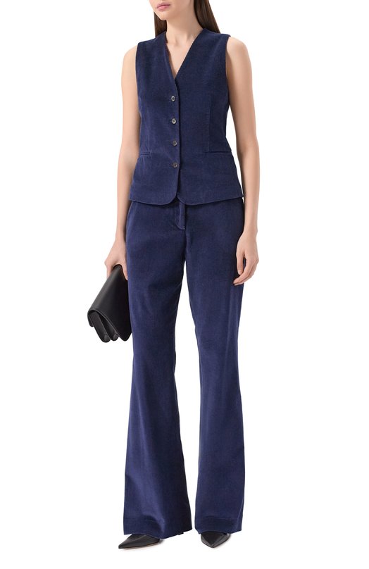 Вельветовые брюки Antonelli Firenze K8019P/680B Синий  K8019P/680B Фото 2