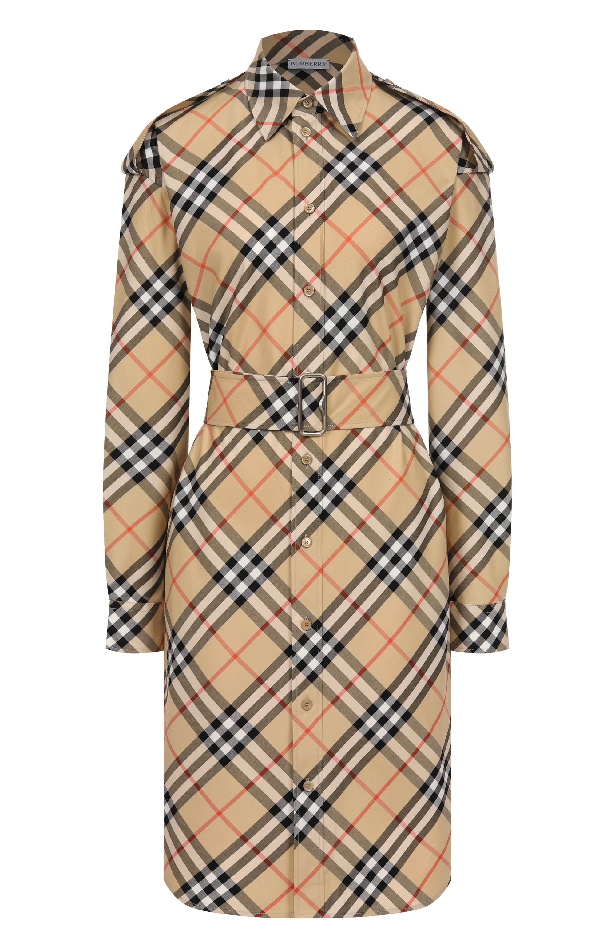 Хлопковое платье BURBERRY, арт. 8086610, фото 1