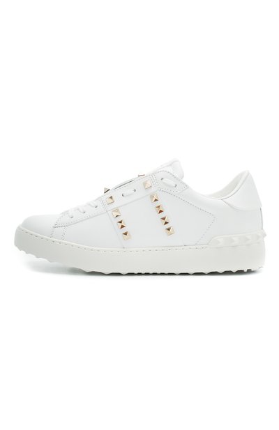 Кожаные кеды rockstud untitled VALENTINO, арт. ZW2S0A01/BHS, фото 3
