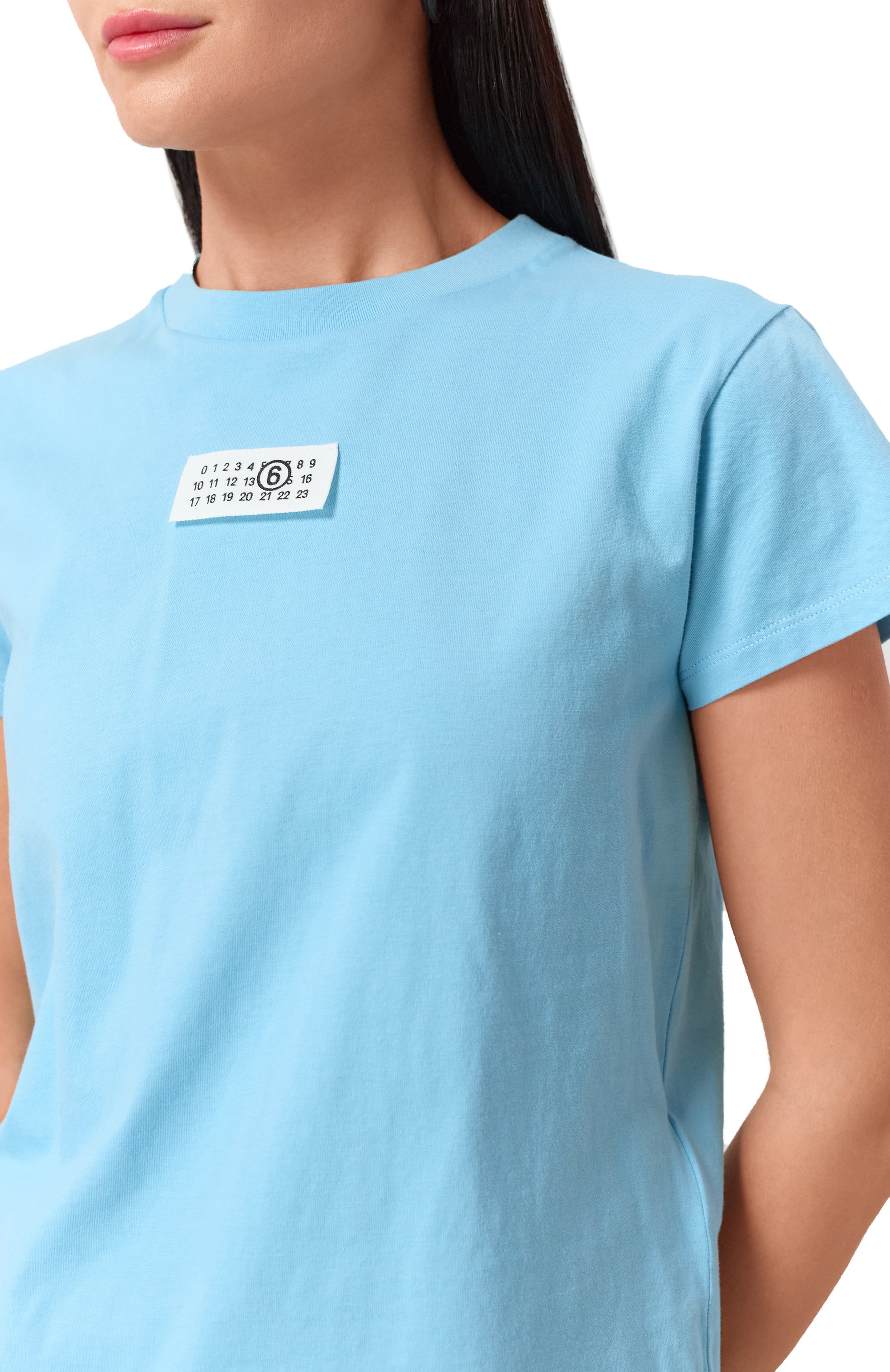 Хлопковая футболка MM6, арт. S52GC0326/S24312, фото 5