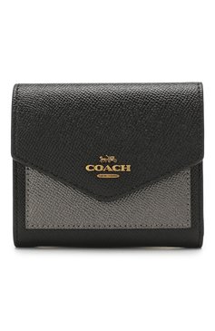 Женские кожаное портмоне COACH серебряного цвета, арт. 78268 | Фото 1 (Материал: Натуральная кожа; Статус проверки: Проверено, Проверена категория; Кросс-КТ: другое)