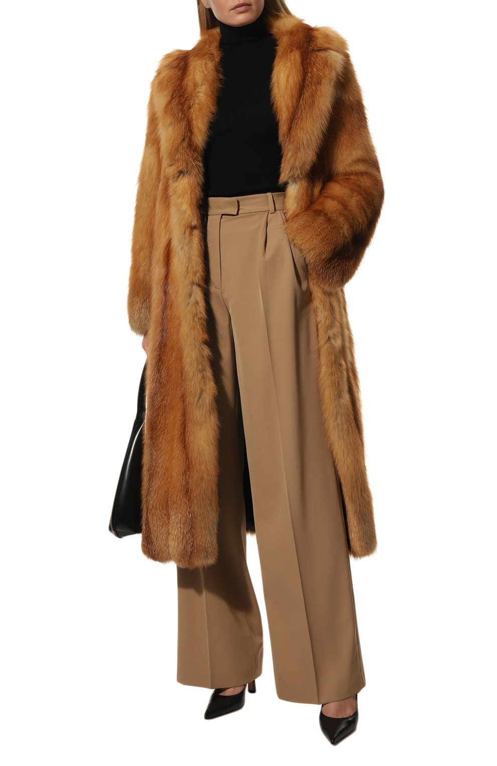 Шуба из меха лисы GIULIA GURMAN коричневого цвета по цене 674160 руб., арт. 717242125, фото 2 Шуба из меха лисы GIULIA GURMAN, арт. 717242125, фото 2