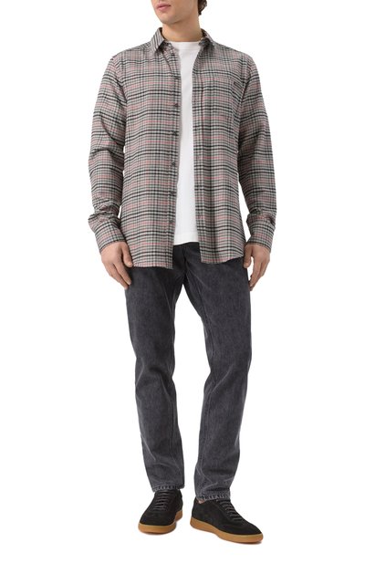 Замшевые кеды KITON, арт. USSA267N0118706, фото 2