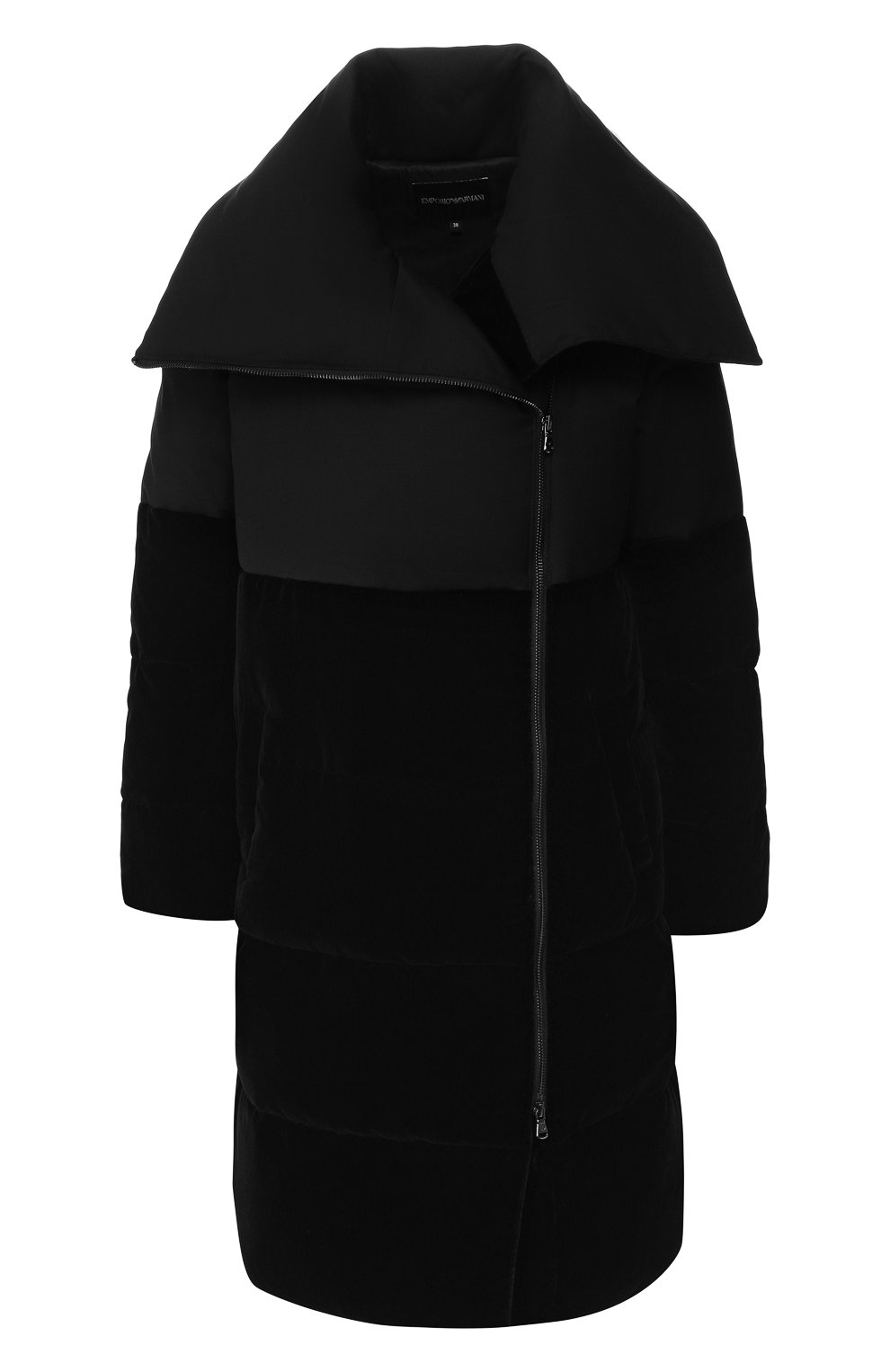 Пуховик EMPORIO ARMANI черного цвета по цене 73800 руб., арт. 6G2L72/2NUJZ, фото 1 Пуховик EMPORIO ARMANI, арт. 6G2L72/2NUJZ, фото 1