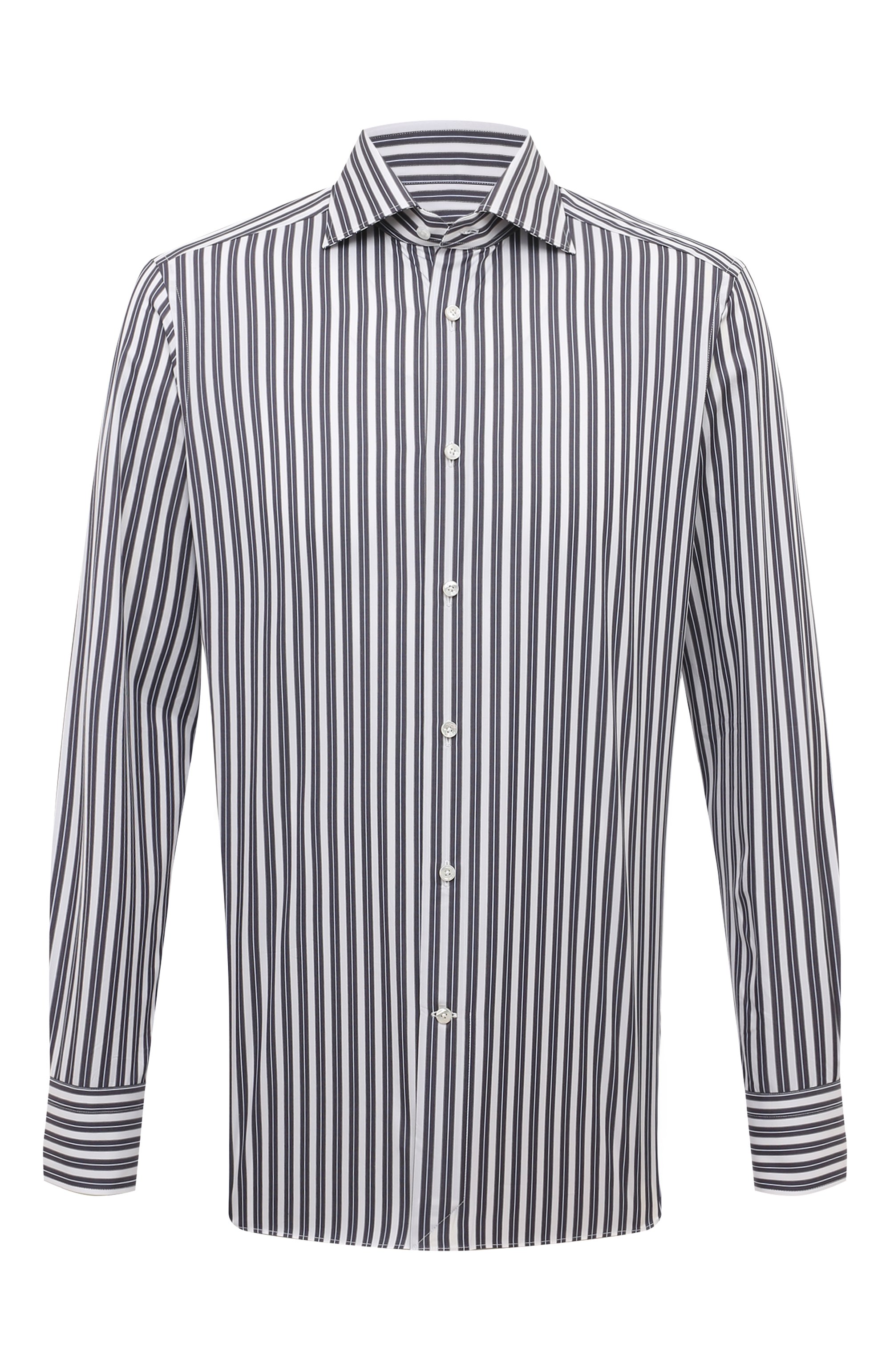 Хлопковая рубашка ZEGNA, арт. 701535A7/9MS0BA, фото 1