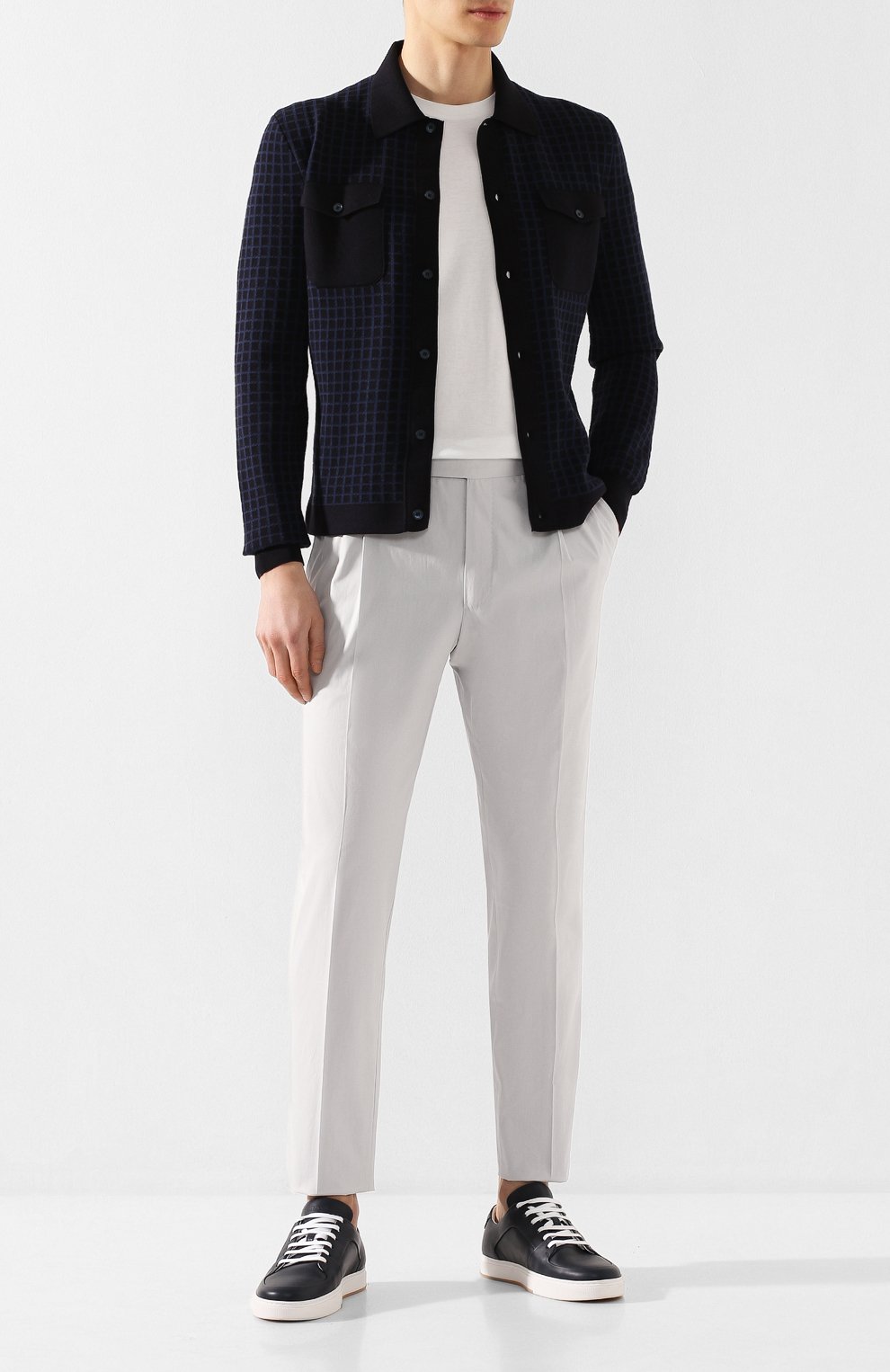 Хлопковые брюки ZEGNA, арт. 714F09/77FA12, фото 2