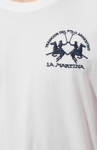 Хлопковая футболка LA MARTINA, арт. VMR009/JS206, фото 5