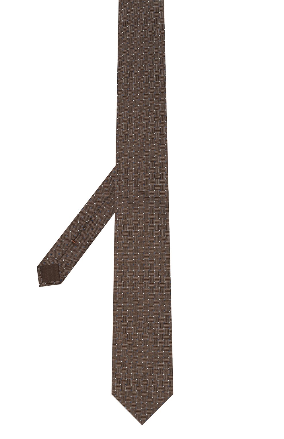 Шелковый галстук BROUBACK коричневого цвета по цене 6795 руб., арт. TIE 8CM/SS24, фото 3 Шелковый галстук BROUBACK, арт. TIE 8CM/SS24, фото 3